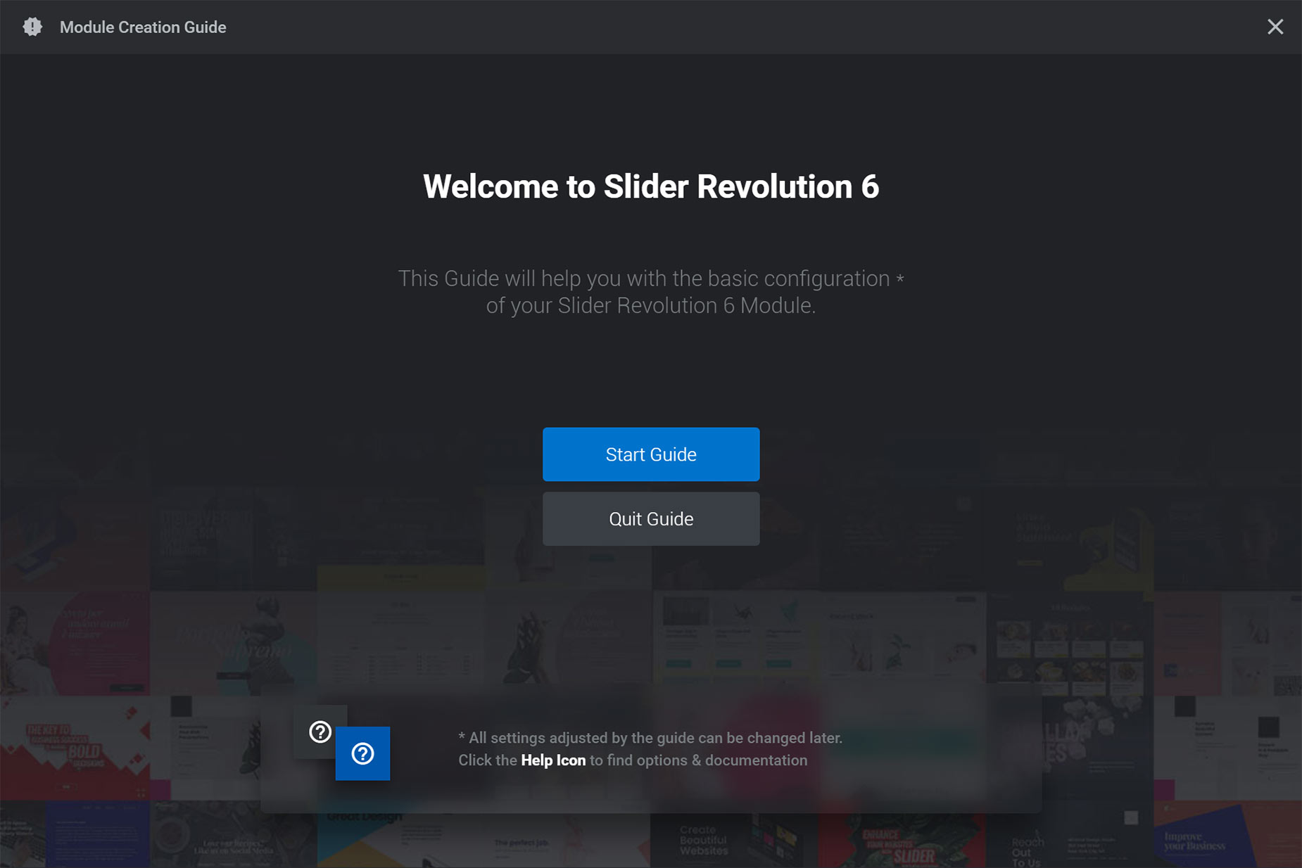 Slider Revolution > Guide