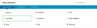 Select Social Links Element