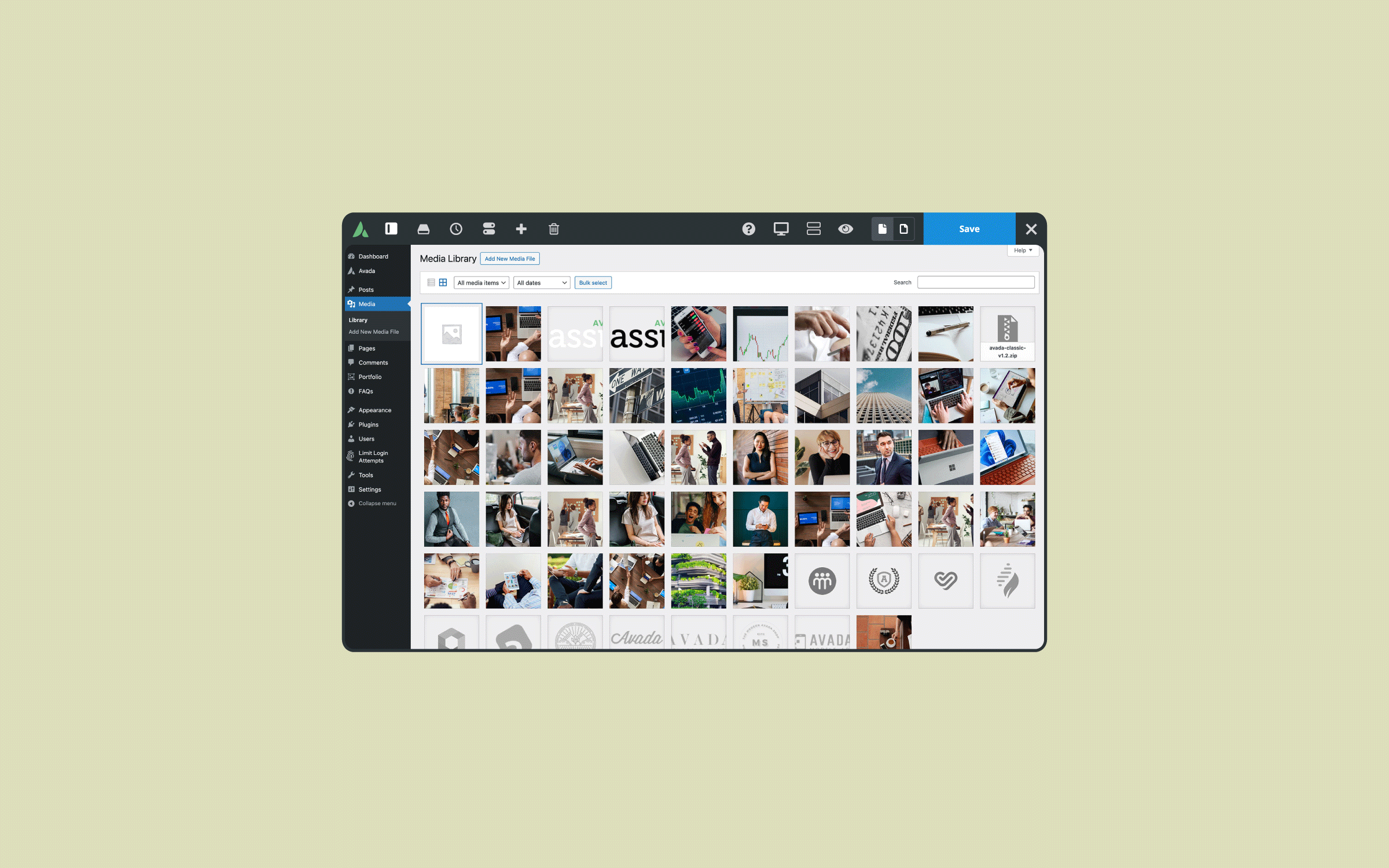 WordPress Media Library
