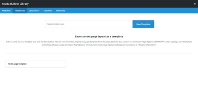 Avada Builder Library Page Templates – Avada Website Builder