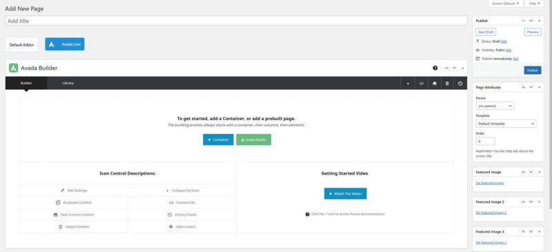 Avada Builder Starter Page – Avada Website Builder