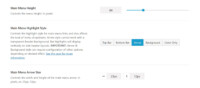 Menu Highlight Styles - Arrow Style Settings