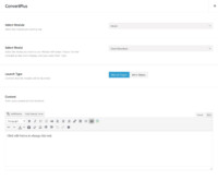 Convert Plus Element Dialog