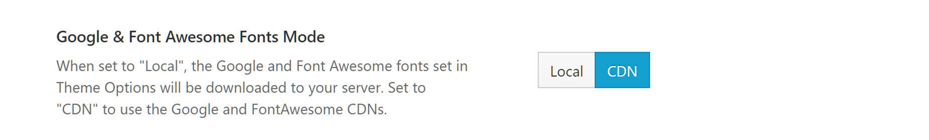 Google & Font Awesome Fonts Mode