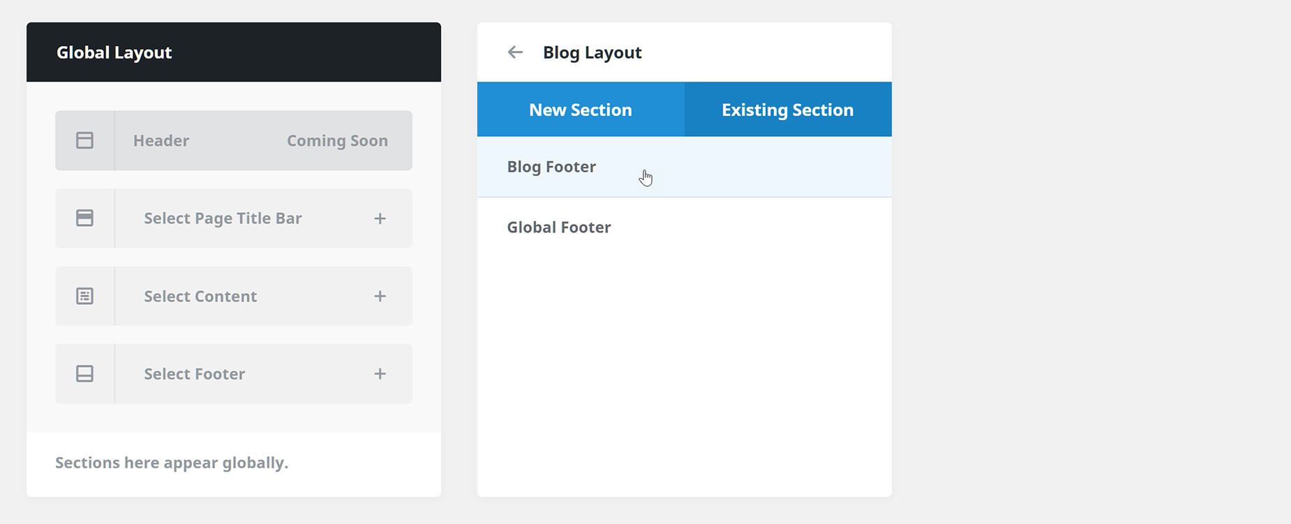 Assigning A Custom Layout Section