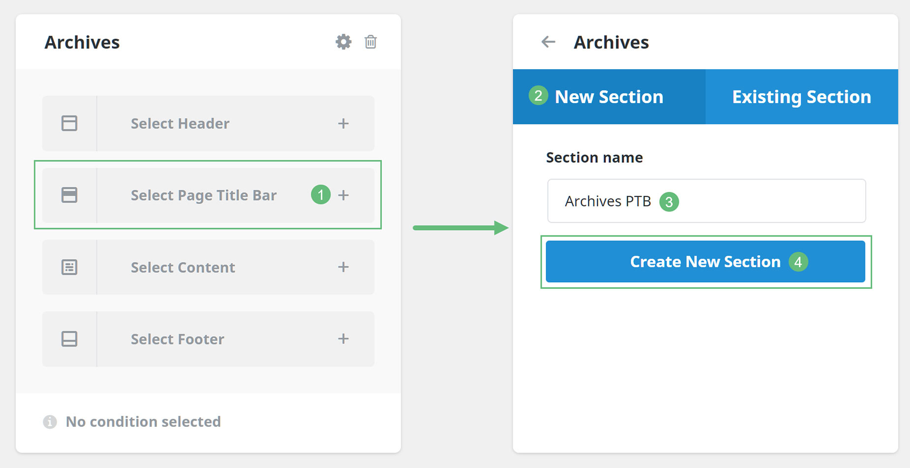 Adding a New Page Title Bar Layout Section To A Layout