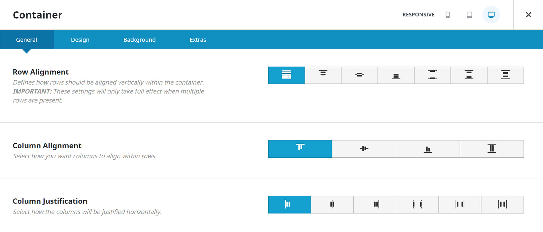 Text Flex Layout Builder 6 col