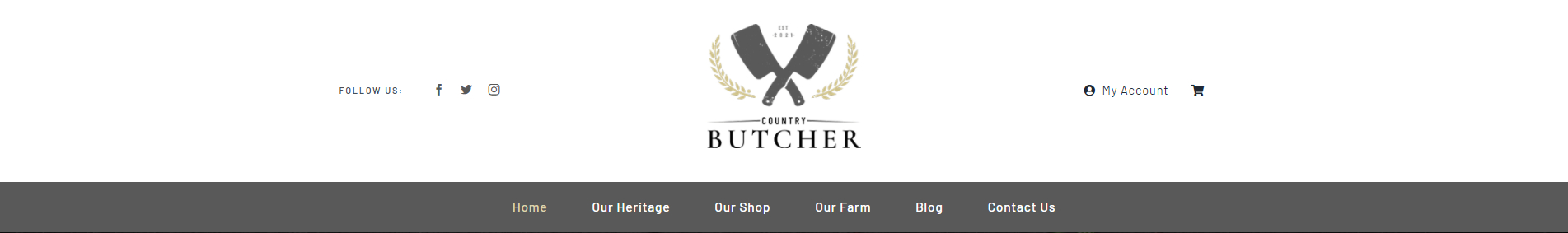 Country Butcher Header