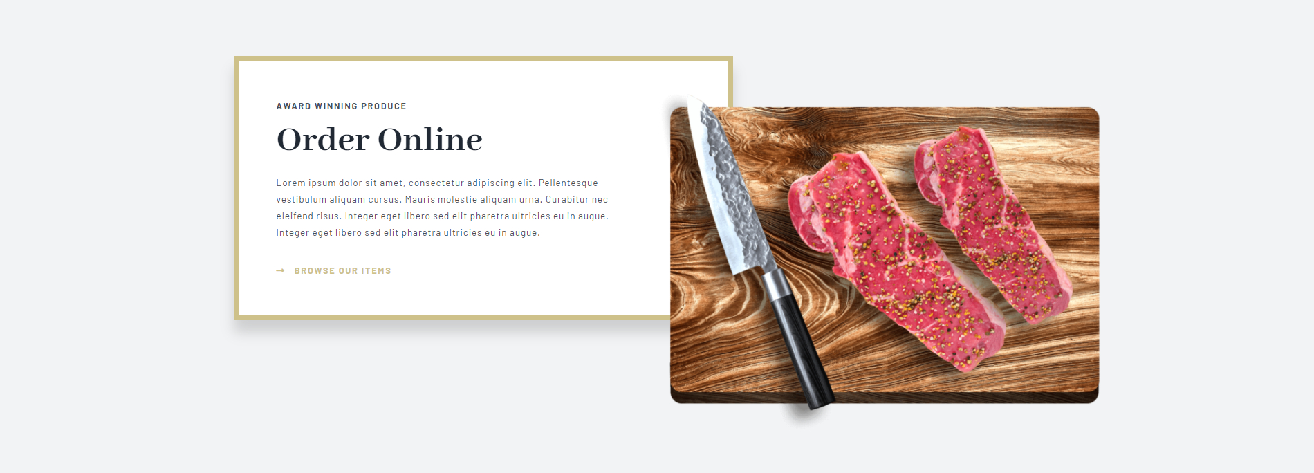 Country Butcher Order Online