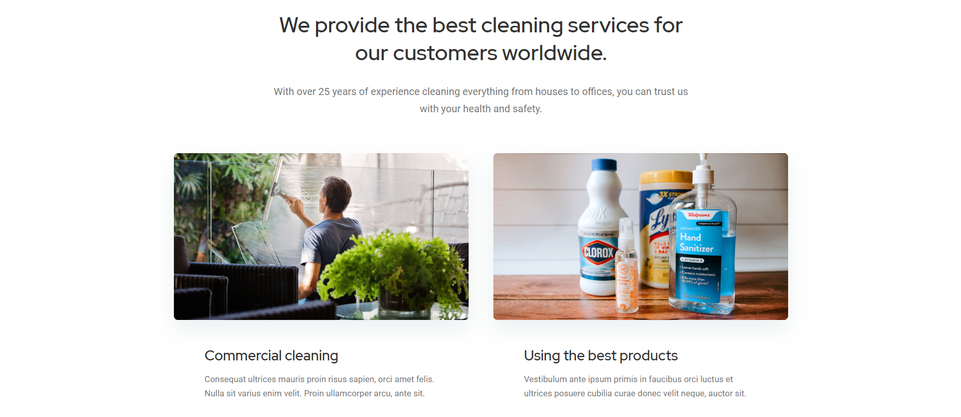 Avada Cleaning Services About
