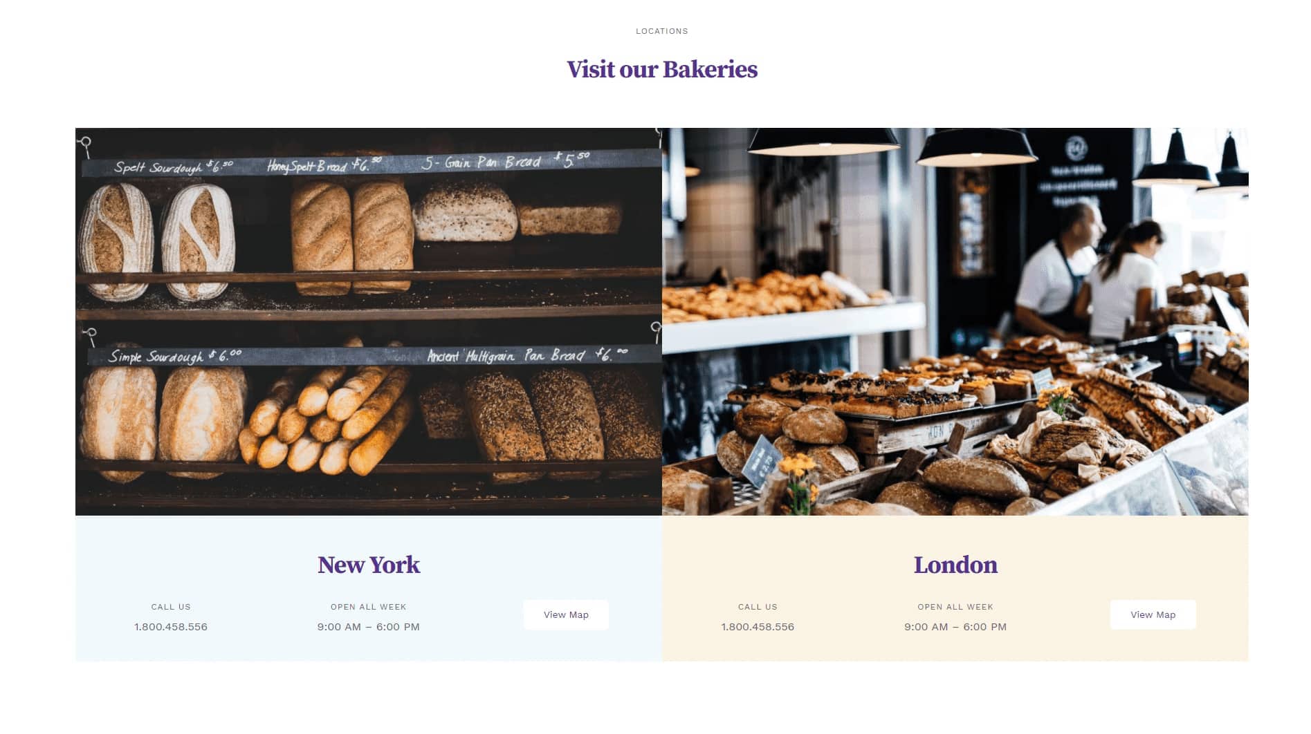 Avada Bakery Locations