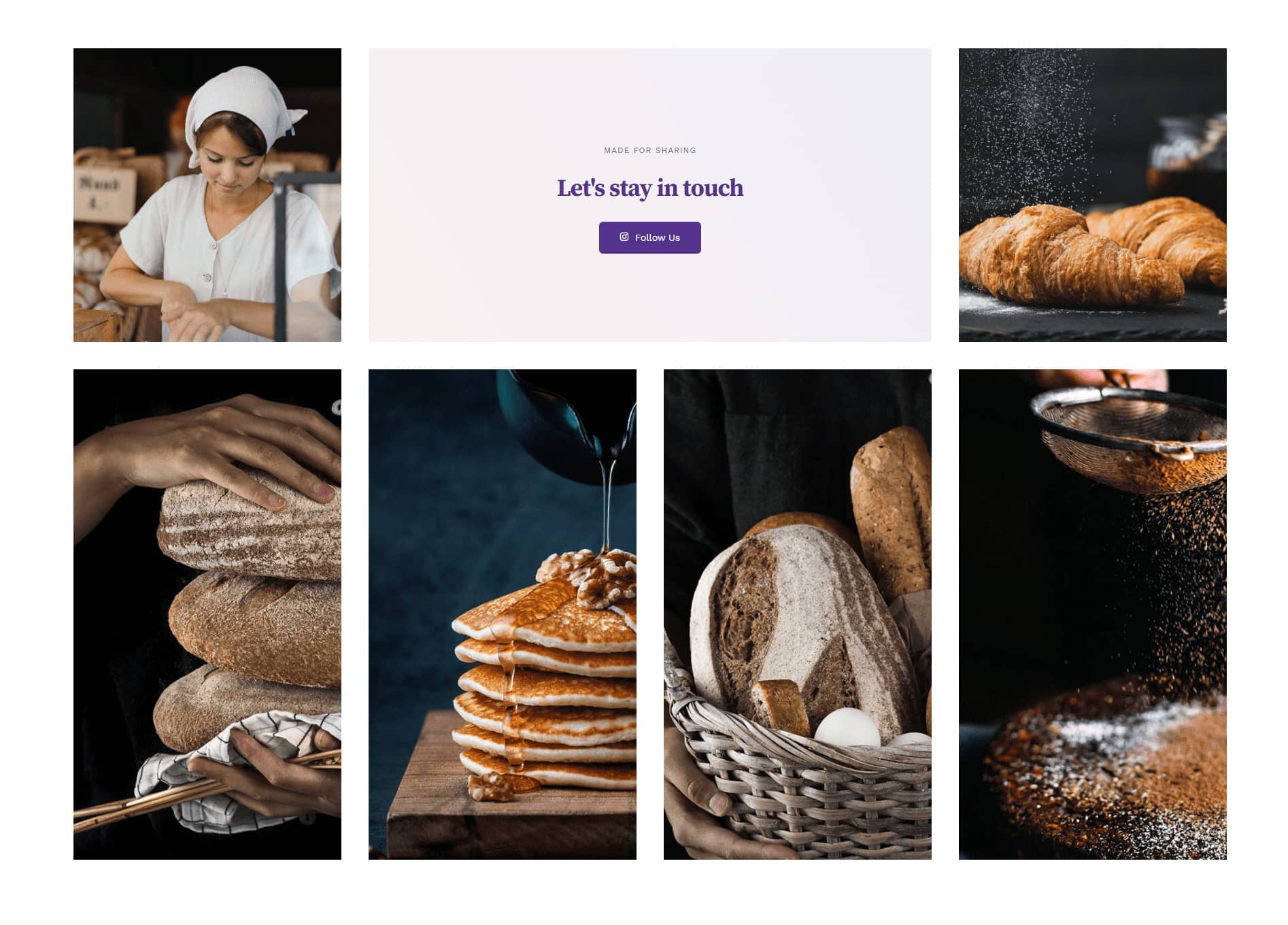 Avada Bakery Social Networks