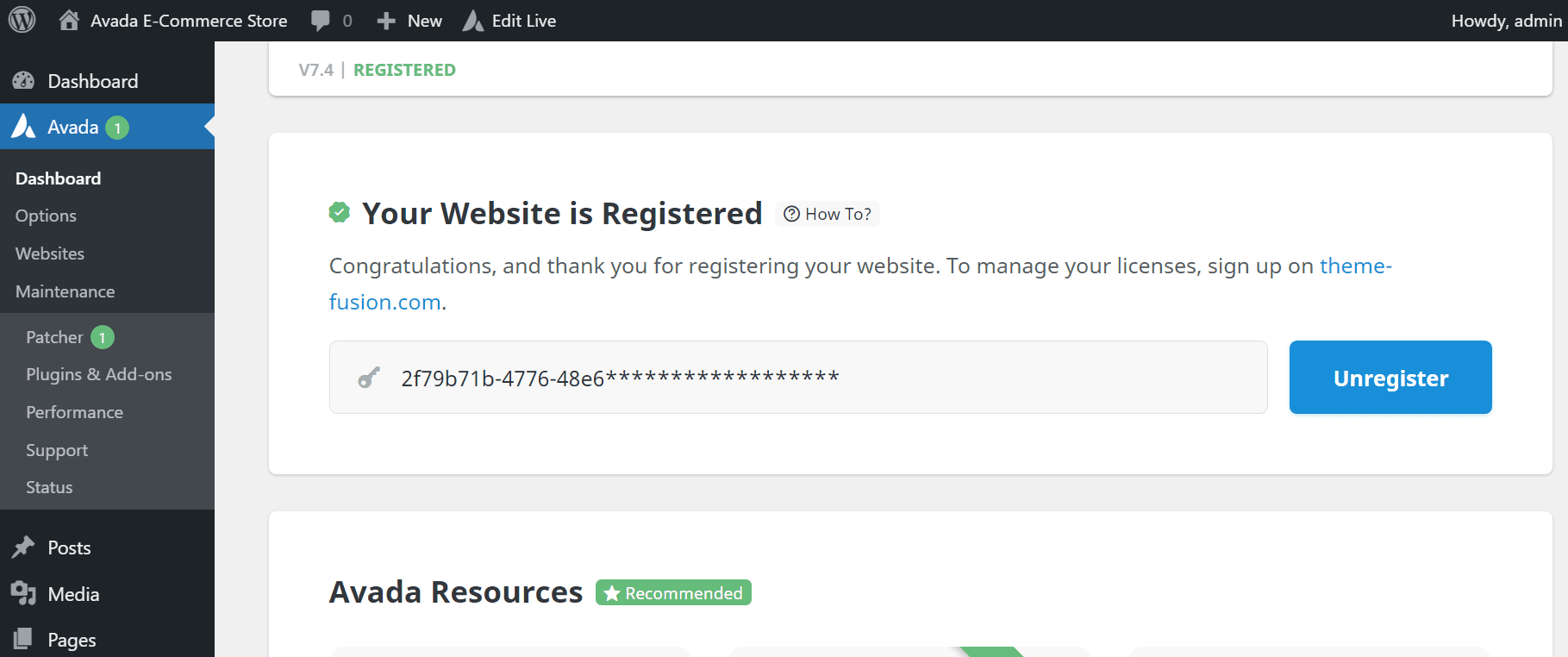 Website is Registered