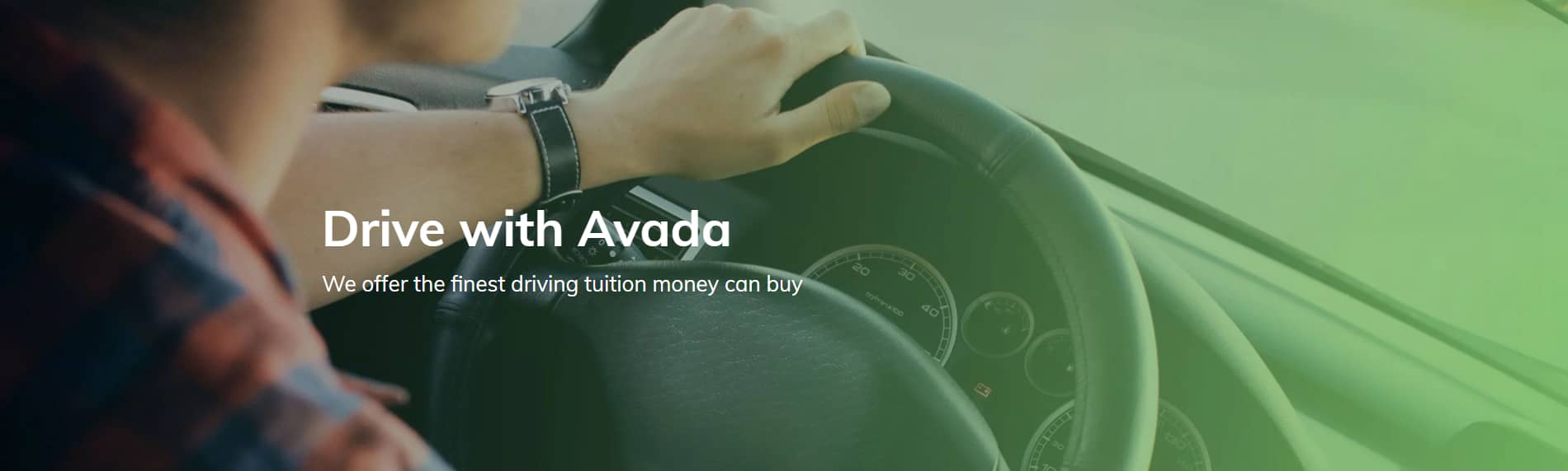Avada Driving School Hero