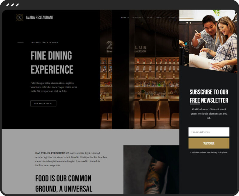 OffCanvas Builder Avada site Builder