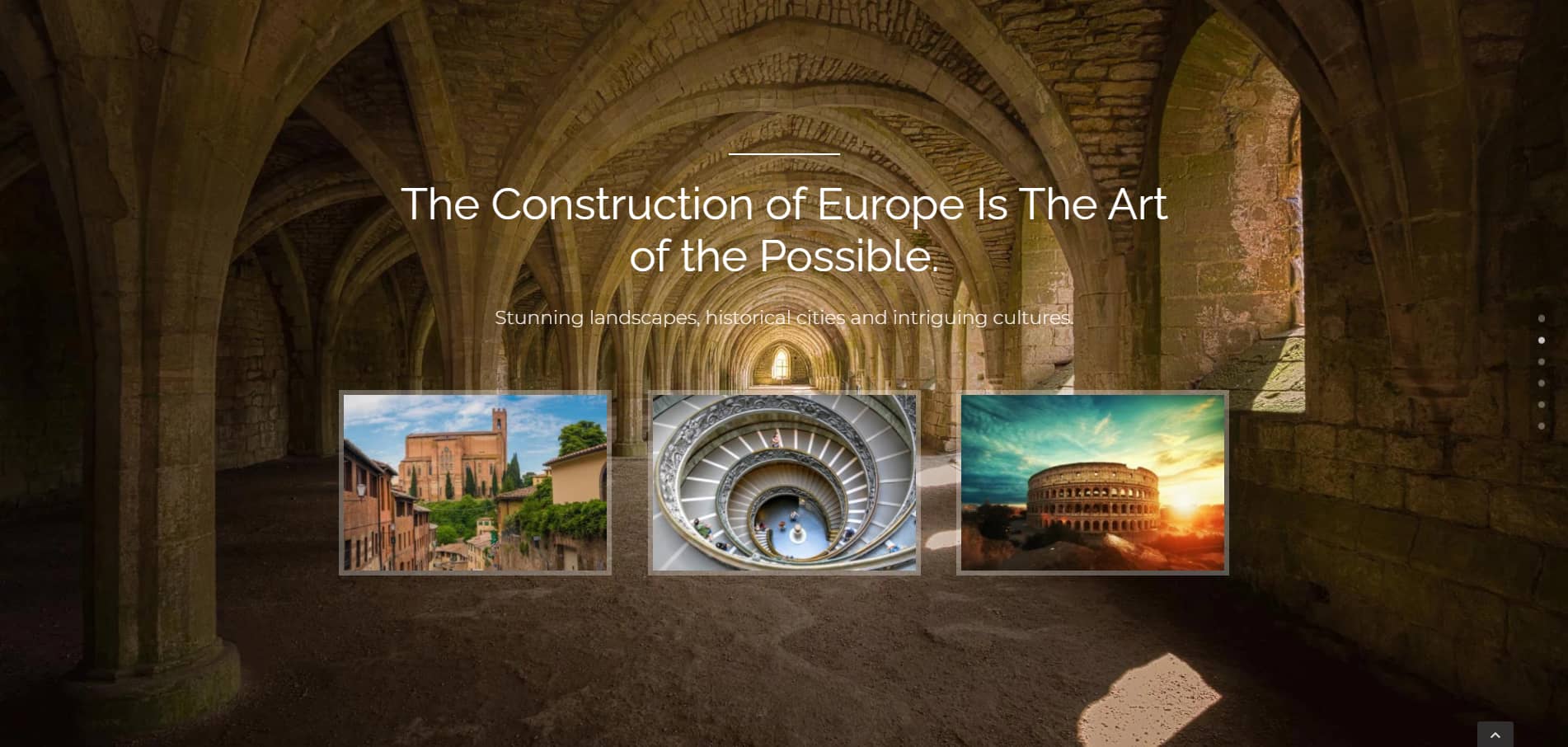Avada Adventure The Construction of Europe Is The Art of the Possible