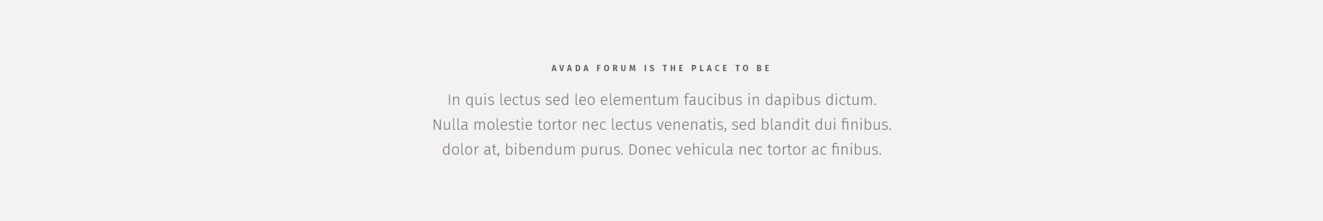 Avada Forum More Information