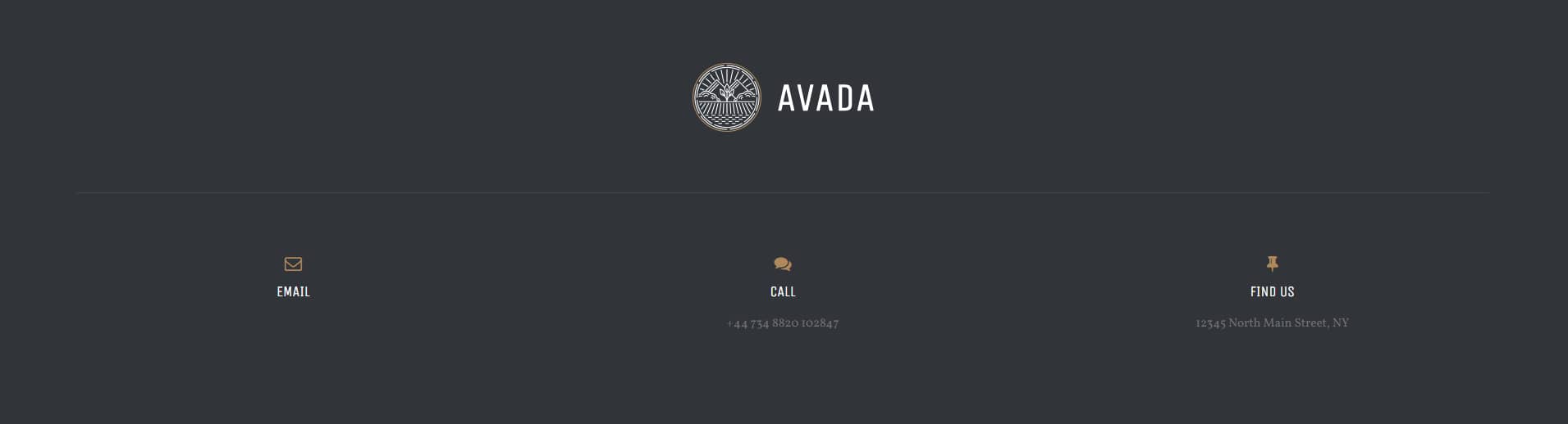 Avada Cafe Contact Information