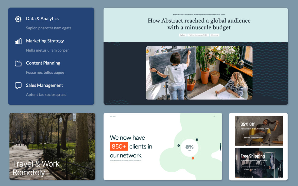 21 Avada Studio Content Blocks For  Design [Collection 11] Avada