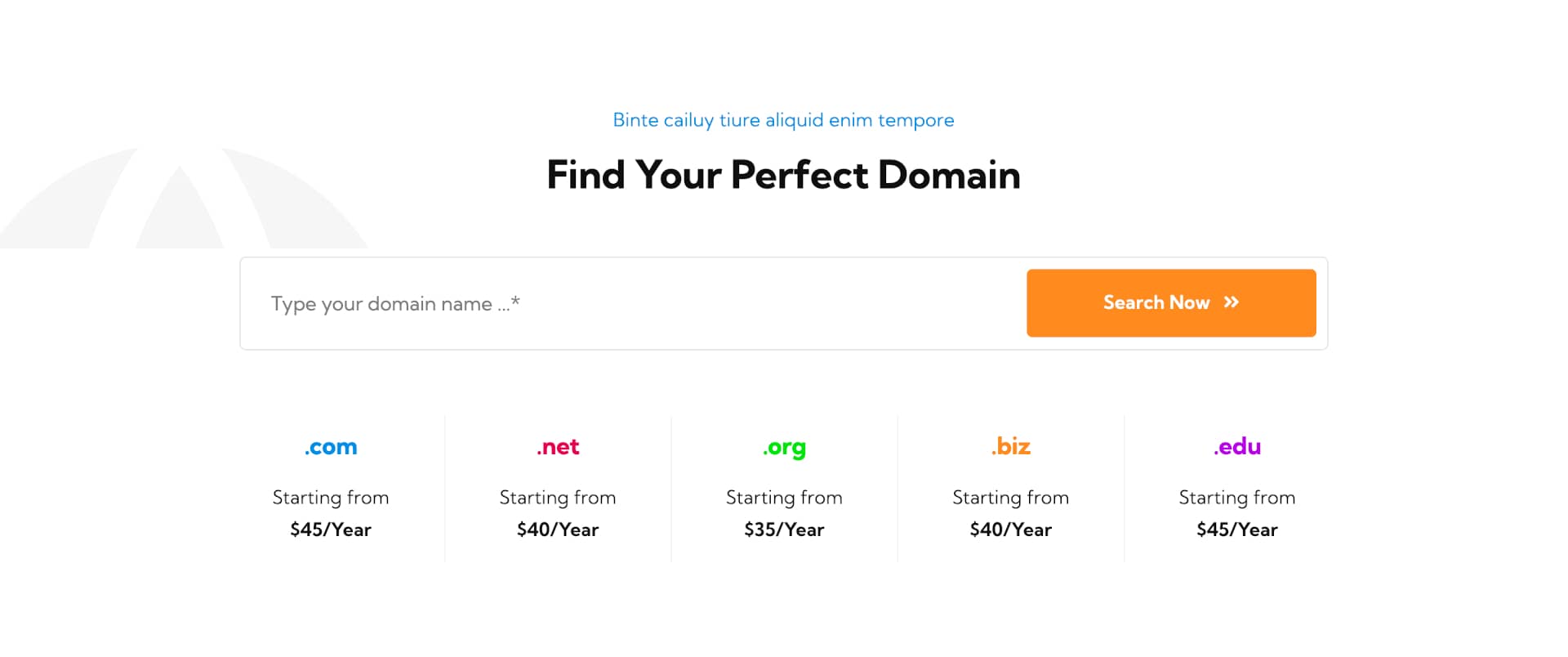 Avada Hosting 2 Find Your Domain