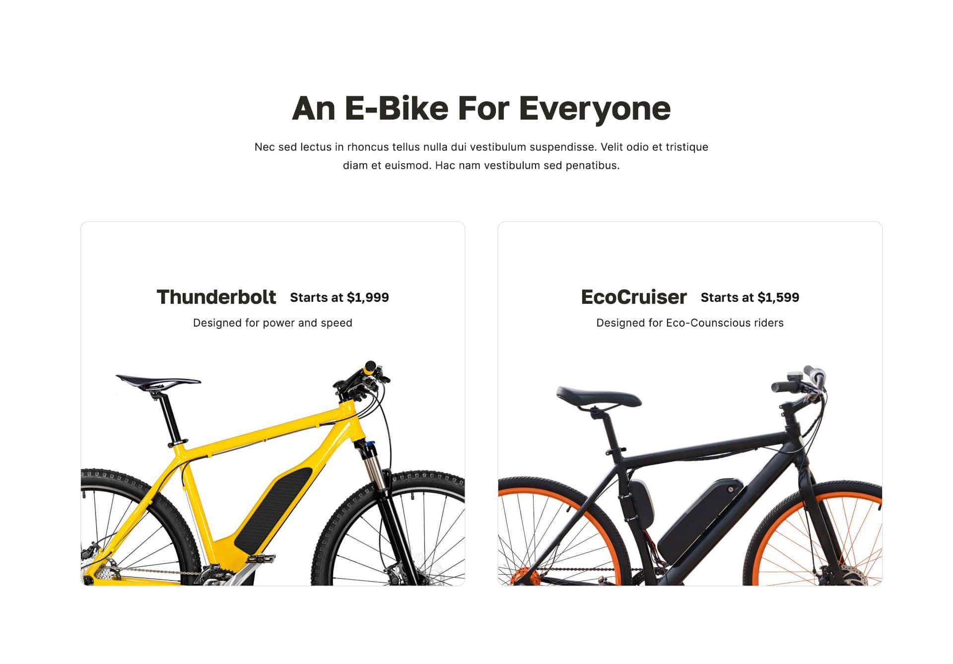 Avada eBike Bikes