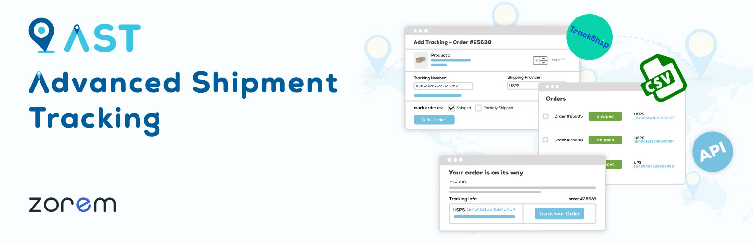 Advanced Shipment Tracking for WooCommerce