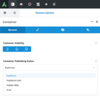 Container Publishing Status