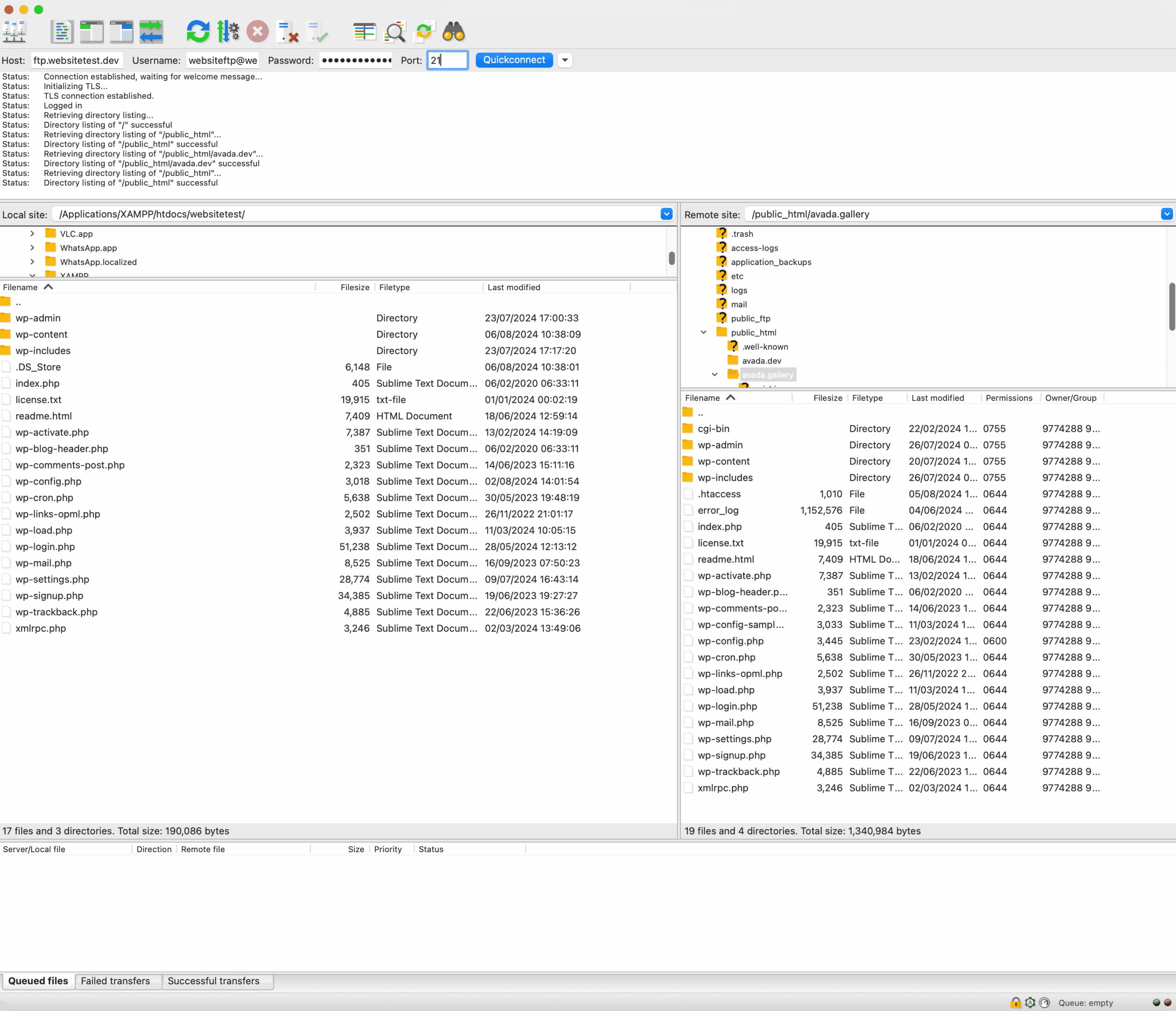FileZilla FTP Client