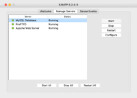 XAMPP Start Servers XAMPP Start Servers