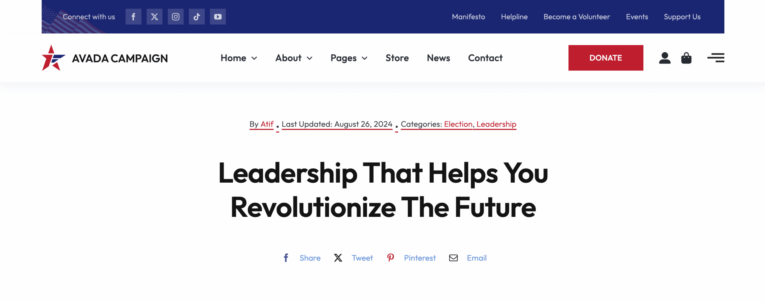 Avada Page Title Bar Example Avada Page Title Bar Example