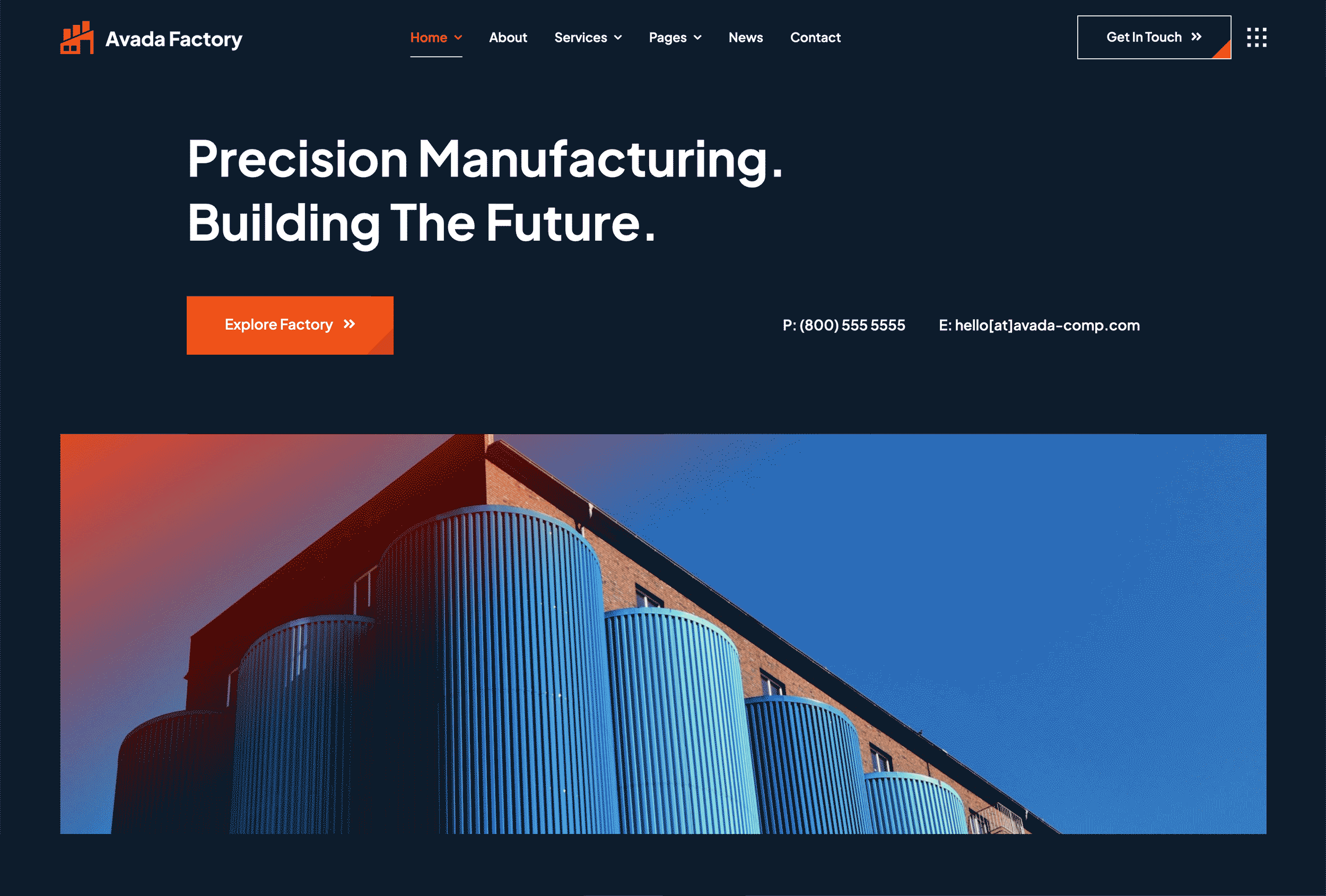 Avada Factory Website