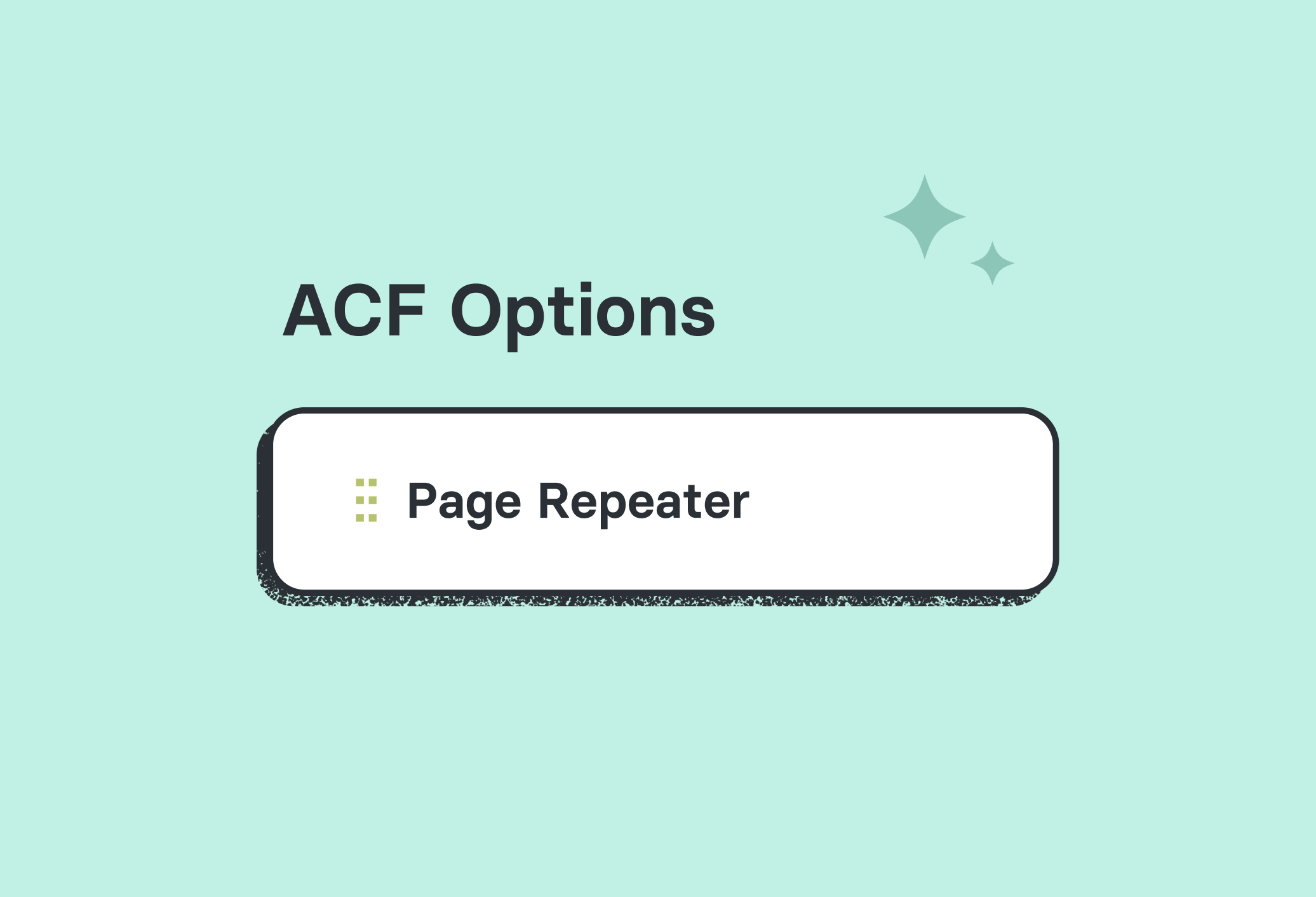 ACF Options Page Repeater Support