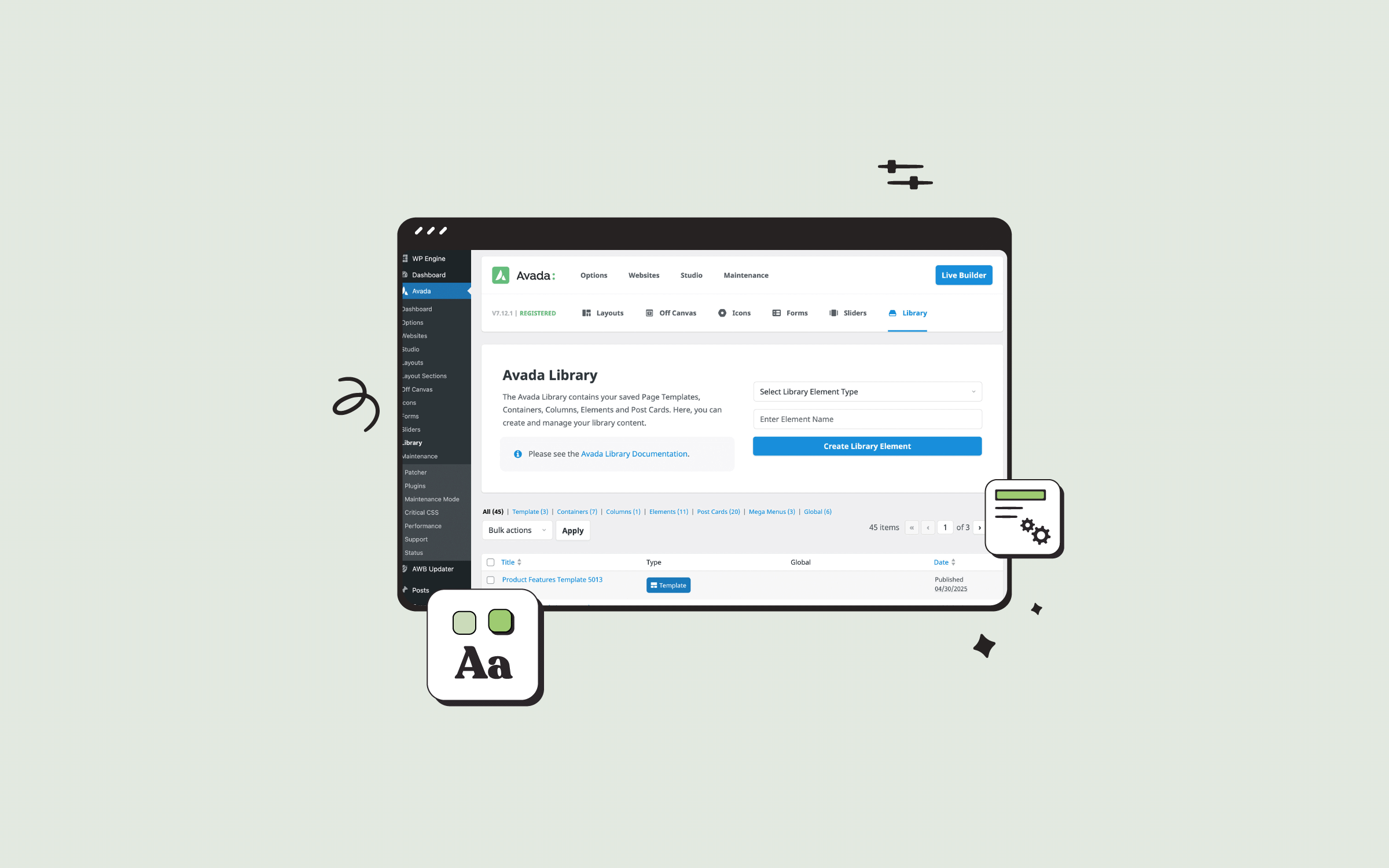 Avada Builder Library Post
