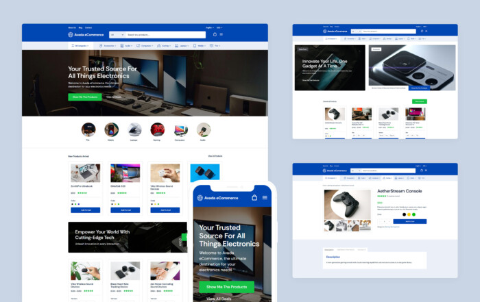 Avada eCommerce Prebuilt Website
