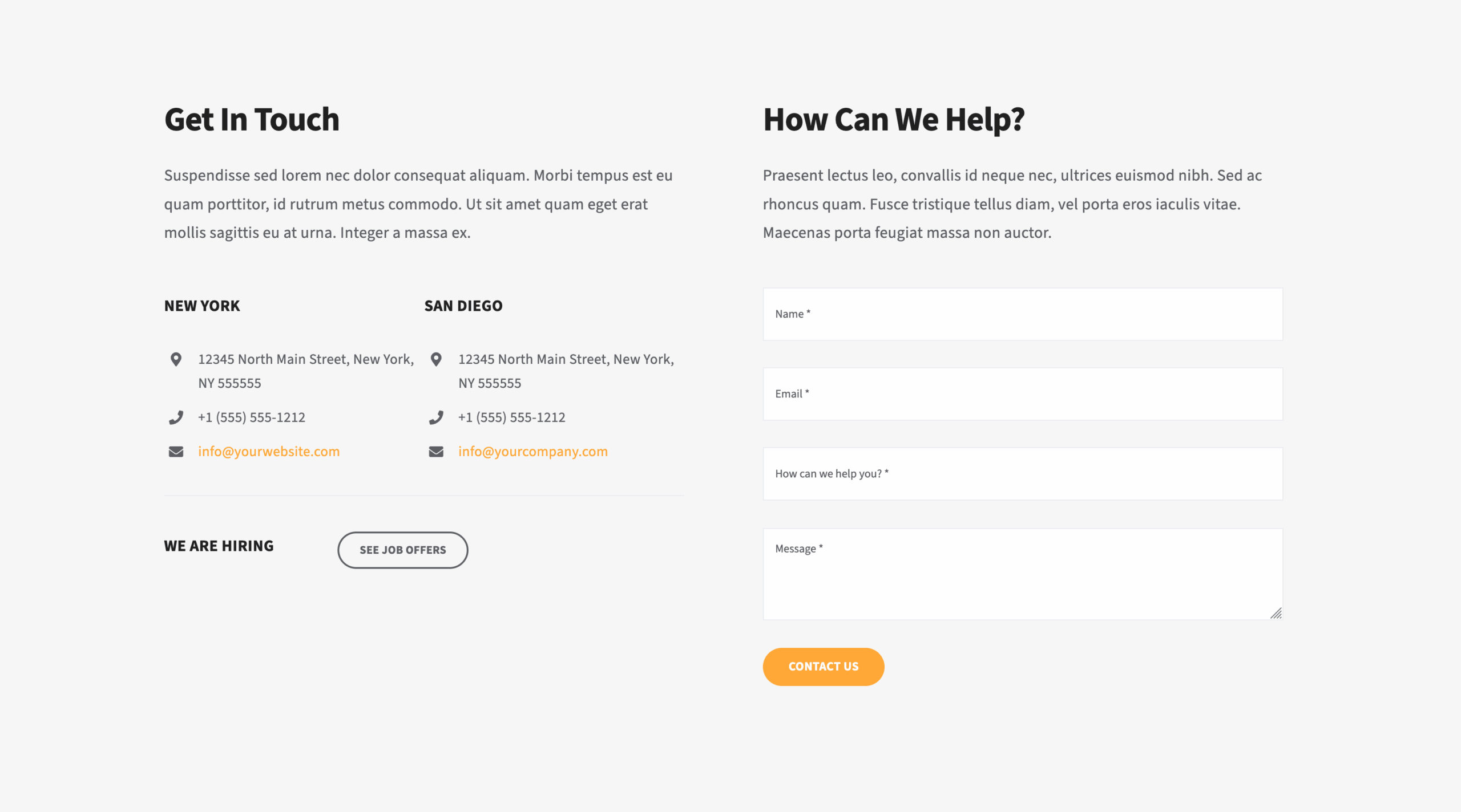 Avada Form Submit Button