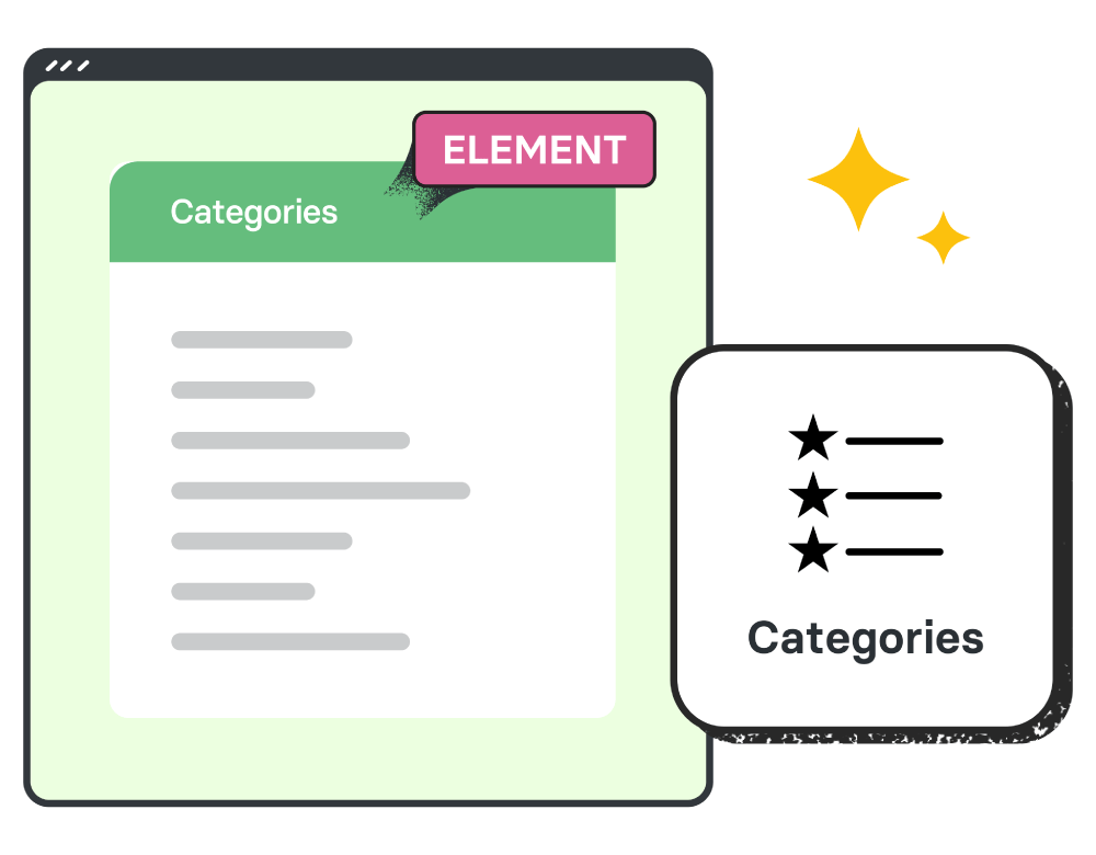 Avada Categories Element