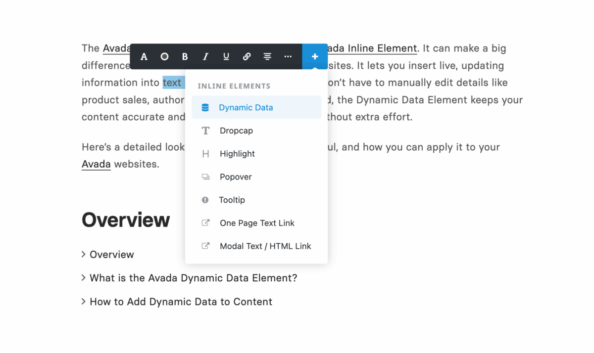 How to Use The Avada Dynamic Data Element – Avada Website Builder