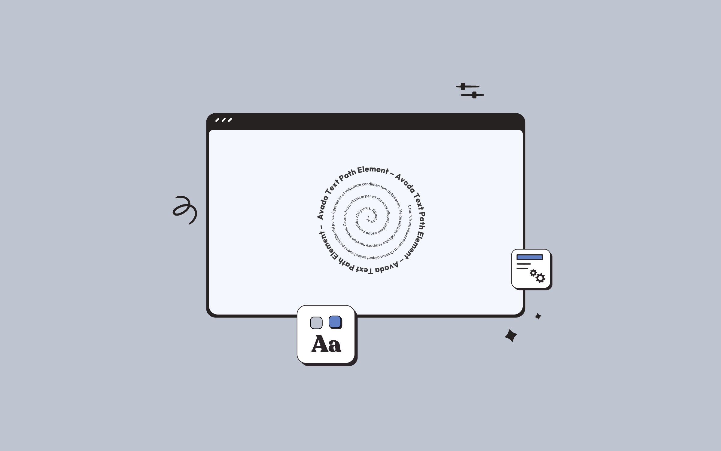 Avada Text Path Element