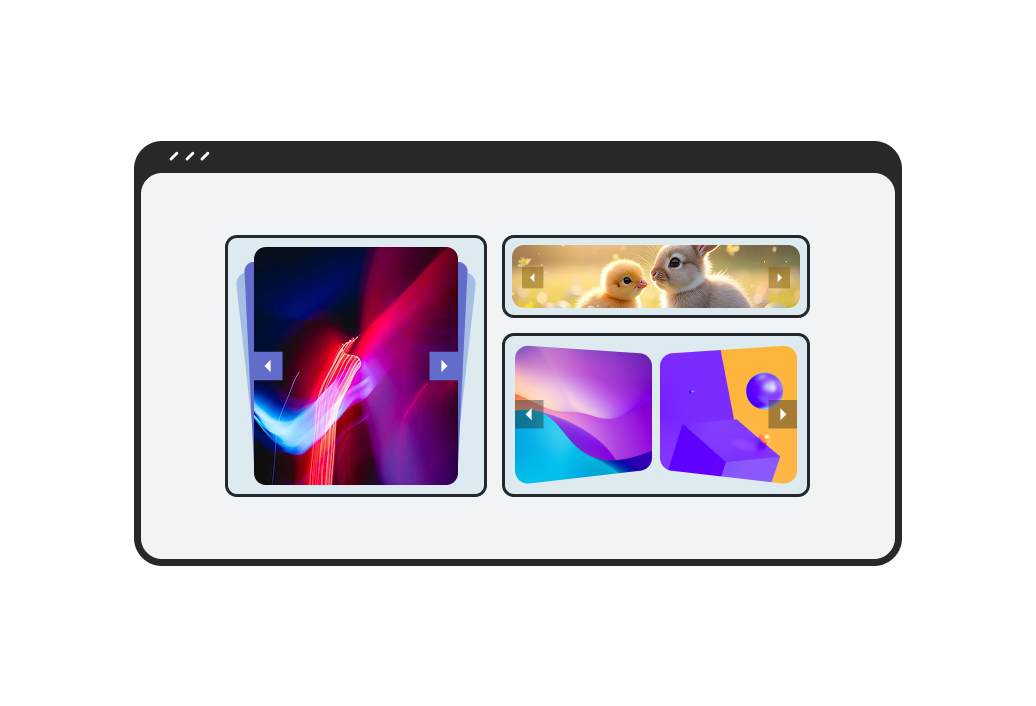Image carousel Element Responsive column count