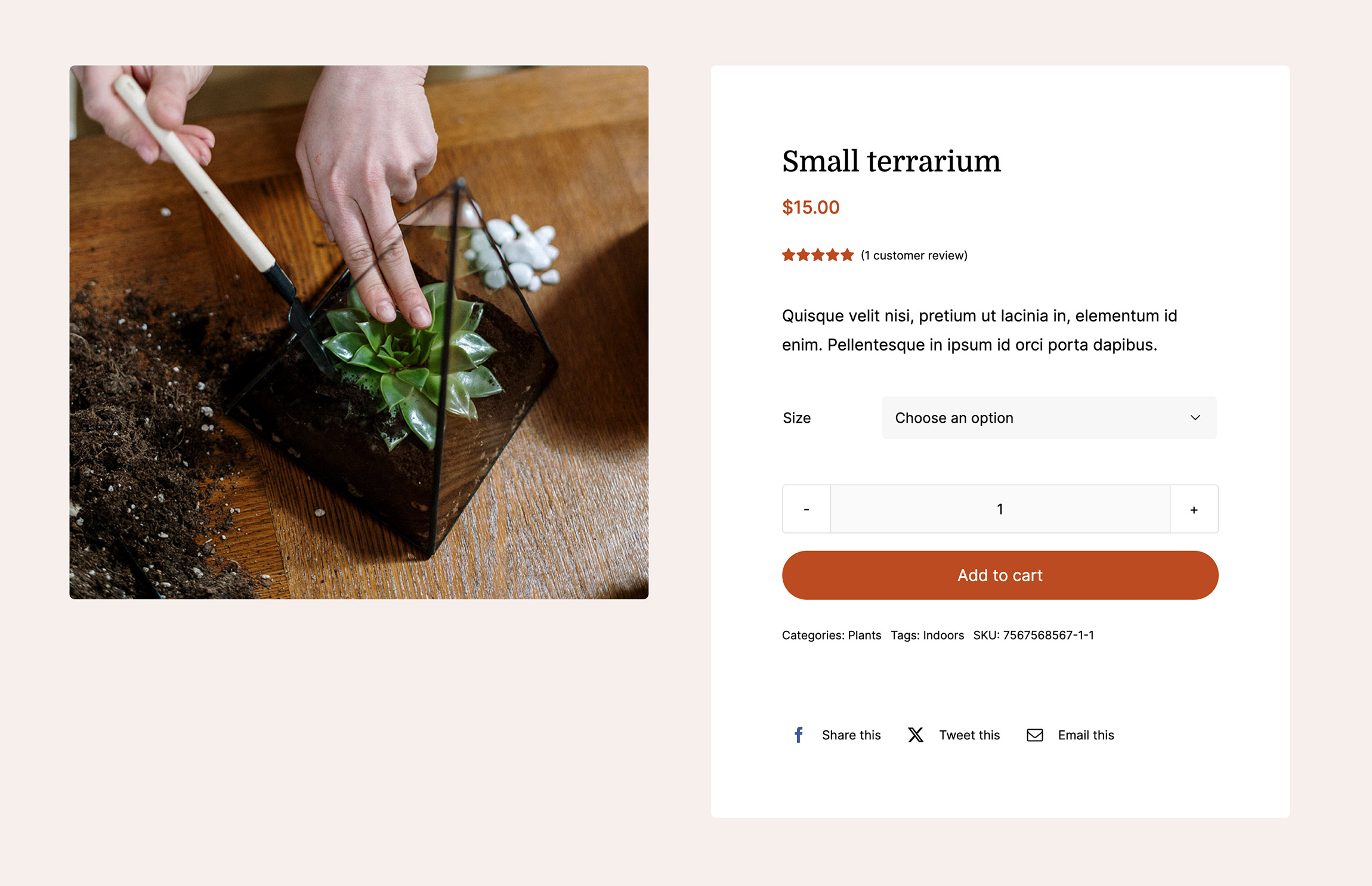 Avada Woo Add to Cart Element