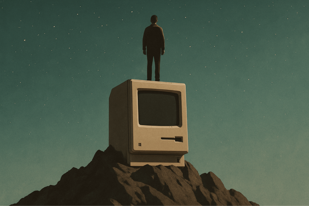 AI Generated: Mackintosh Mountain Man