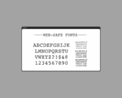 Web-Safe Fonts For Accessible Design