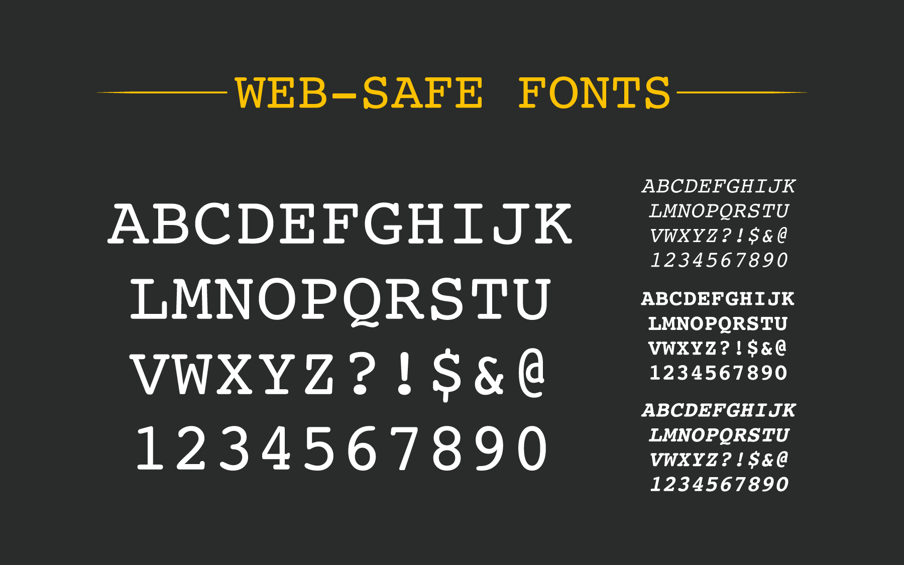 Web-Safe Fonts