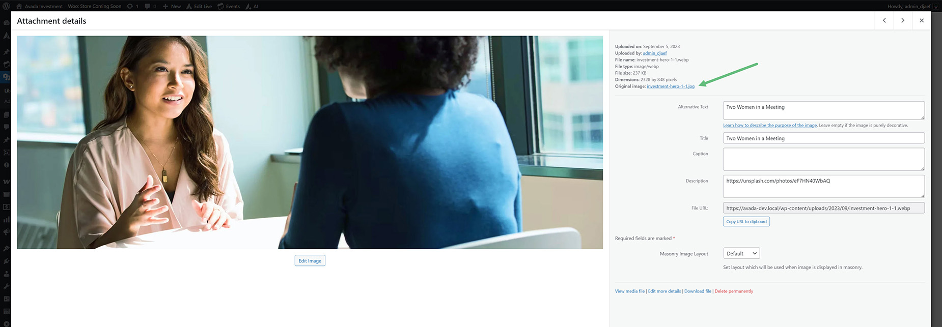 Original Format Image Link