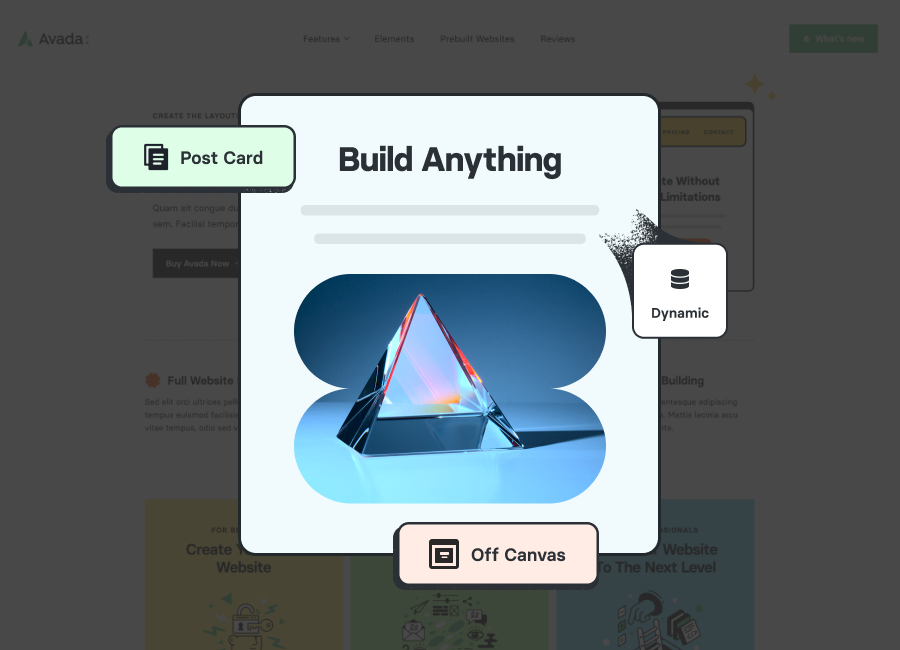 Avada Post Cards Dynamic Off-Canvas