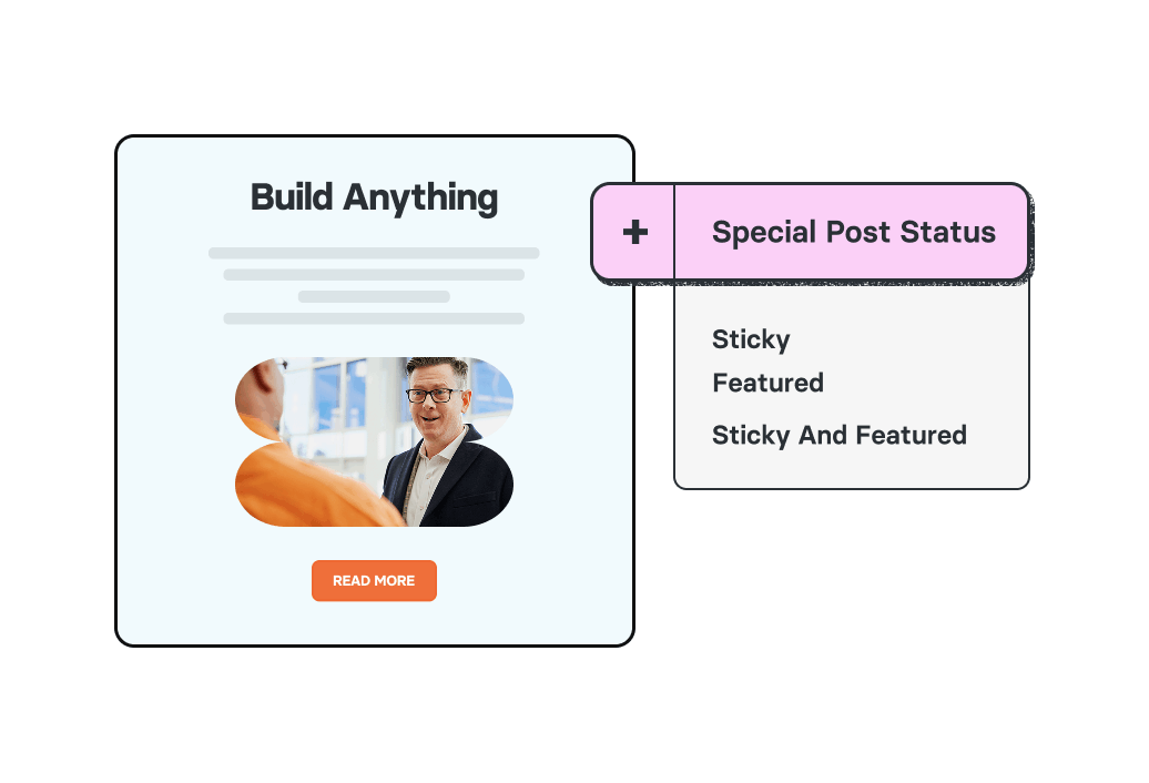 Pagination Element For Off-Canvas Linked To Post Cards