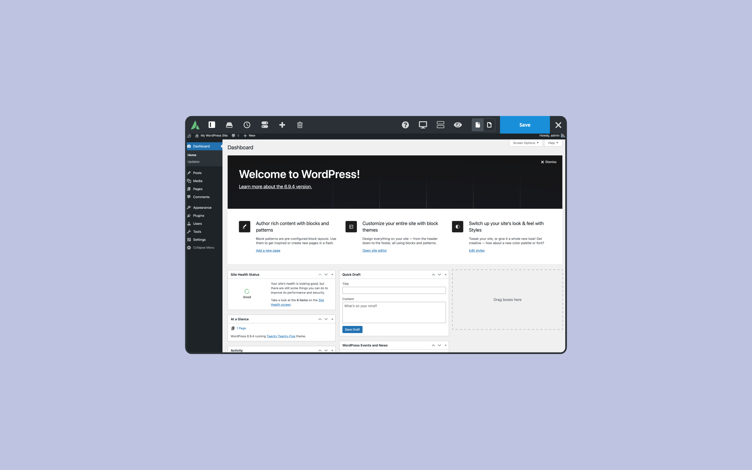 WordPress Dashboard Guide