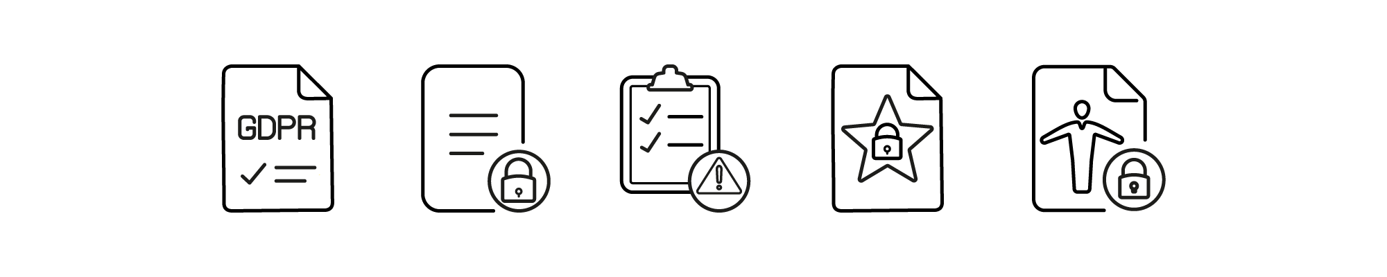 Data Privacy Icons